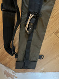 Bushcraft folding saw case wax cotton roll top and sling