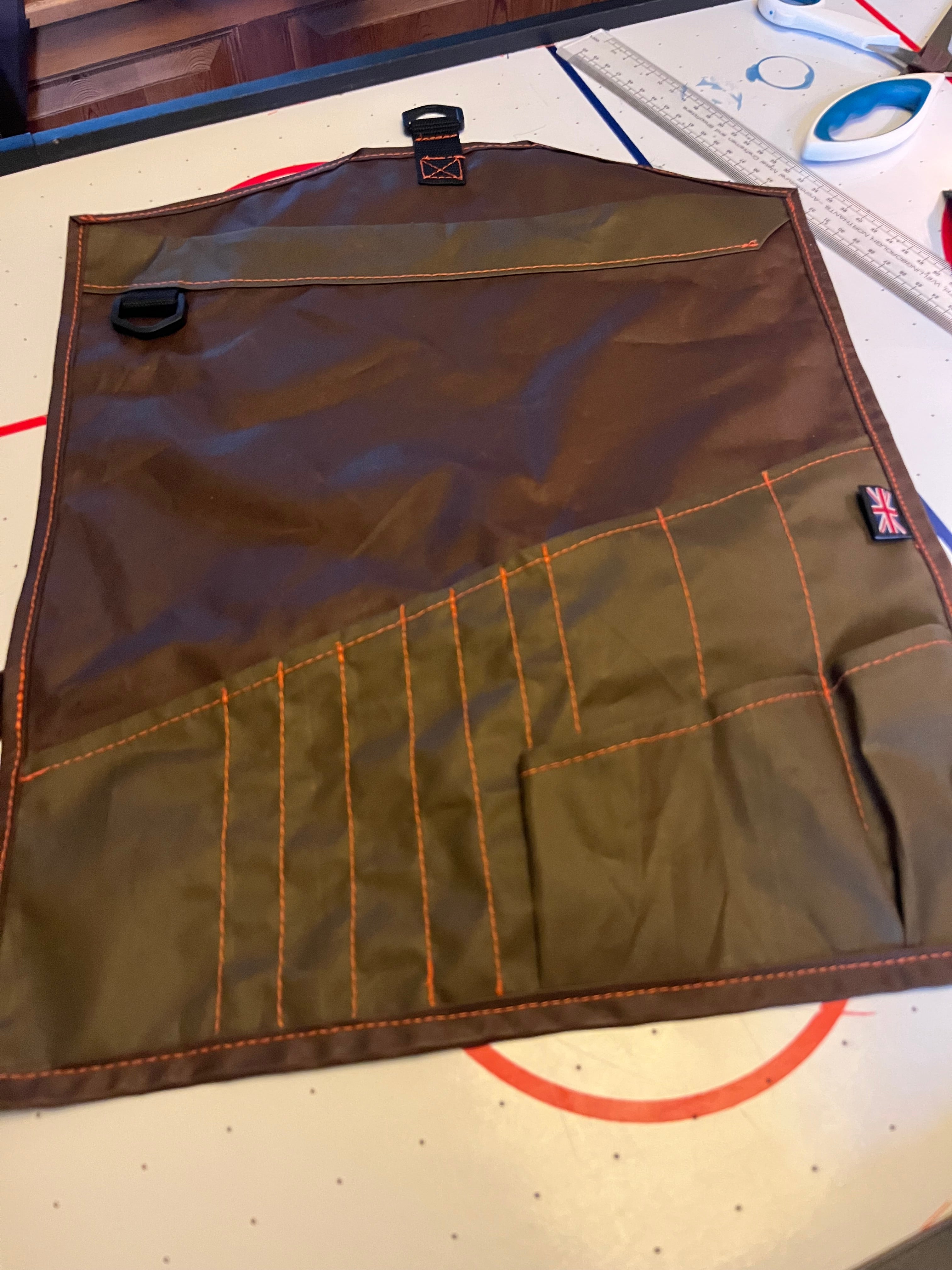 Bushcraft kitchen tidy roll, tools not included