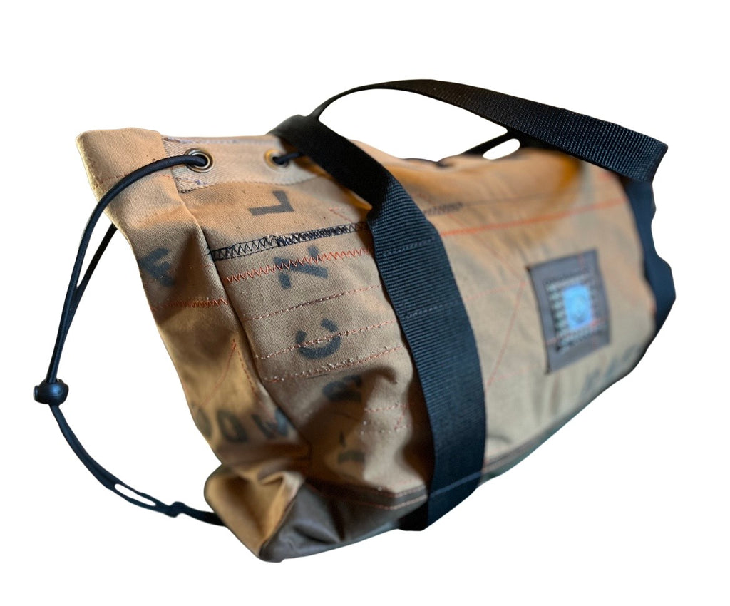 Mens overnight bag, made from Parachute stowage bag, ex RAF