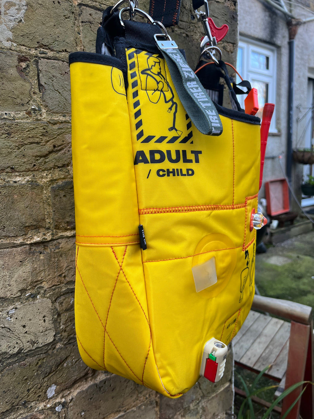 Life jacket bag, ultilites bag, vanity bag and wallet One-off