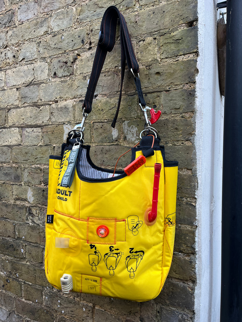Life jacket bag, ultilites bag, vanity bag and wallet One-off