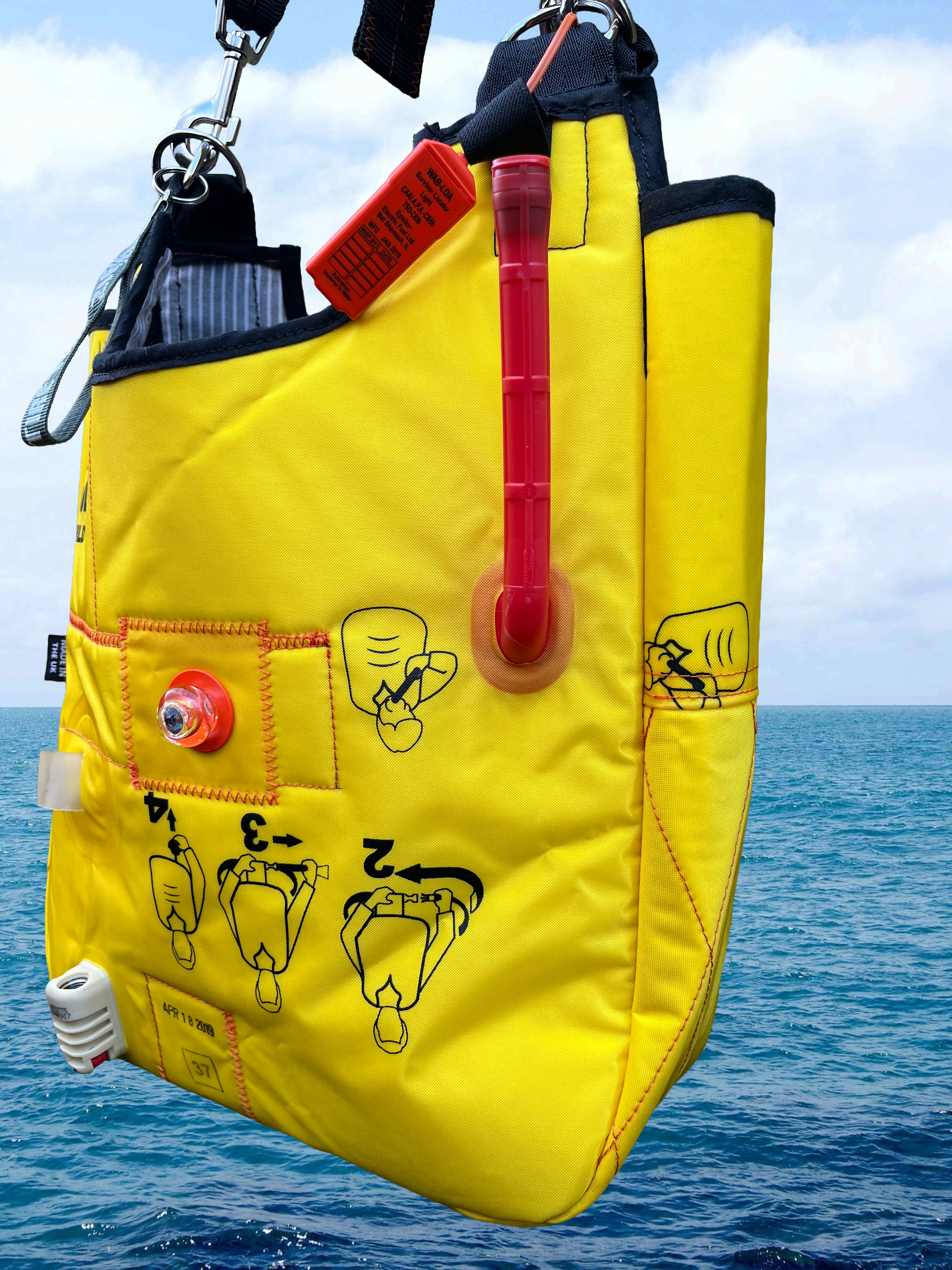 Life jacket bag, ultilites bag, vanity bag and wallet One-off