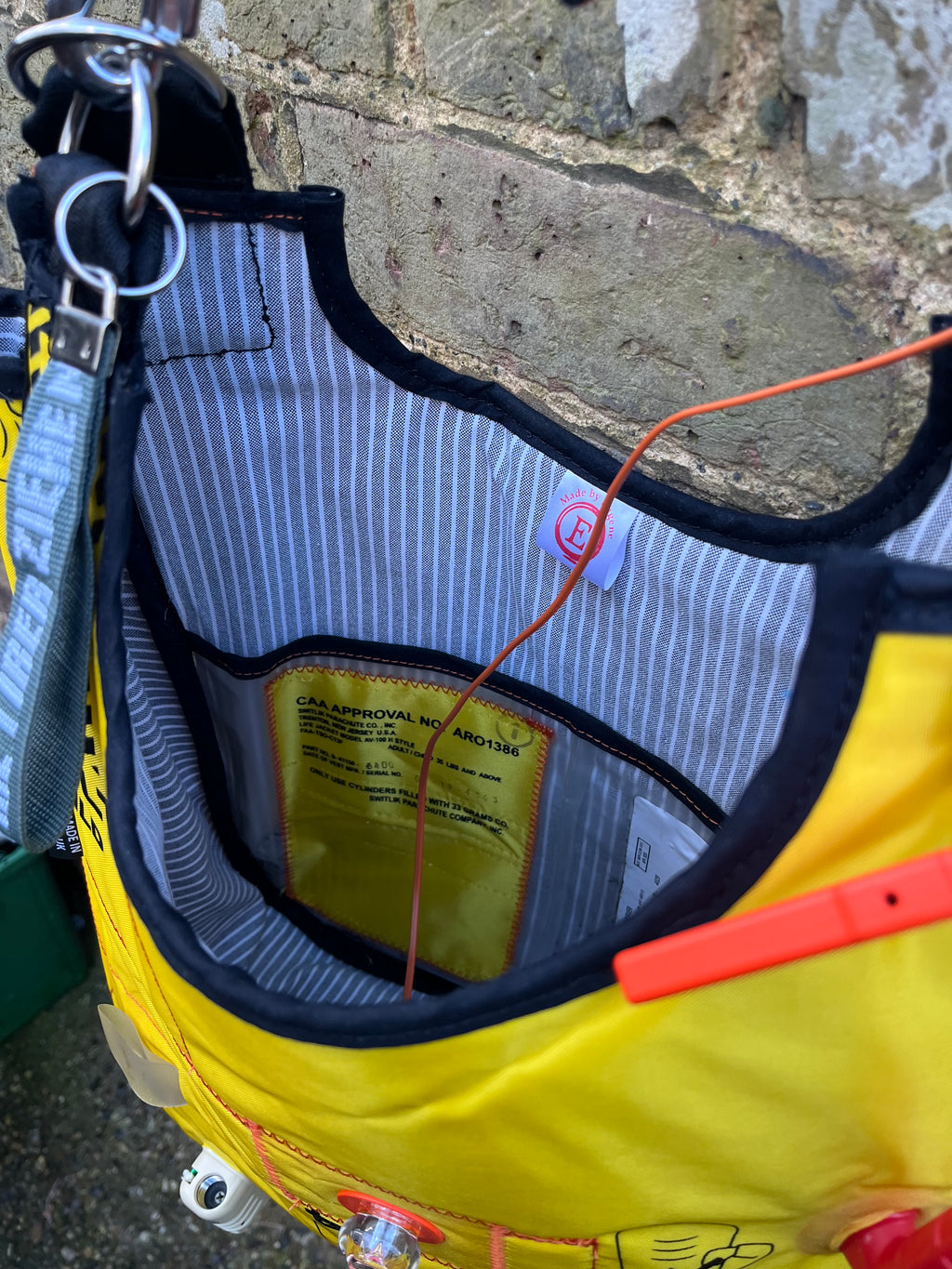 Life jacket bag, ultilites bag, vanity bag and wallet One-off