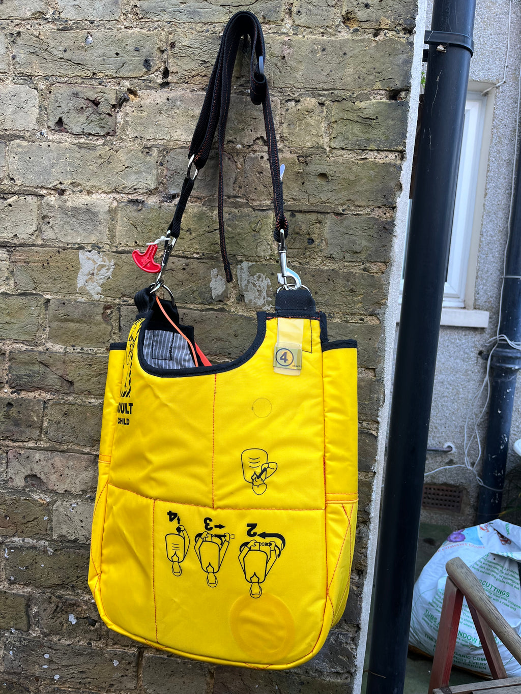 Life jacket bag, ultilites bag, vanity bag and wallet One-off
