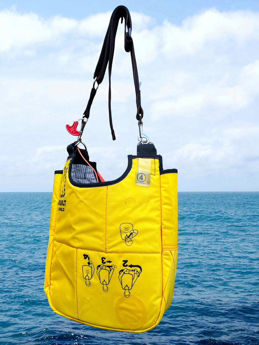 Life jacket bag, ultilites bag, vanity bag and wallet One-off