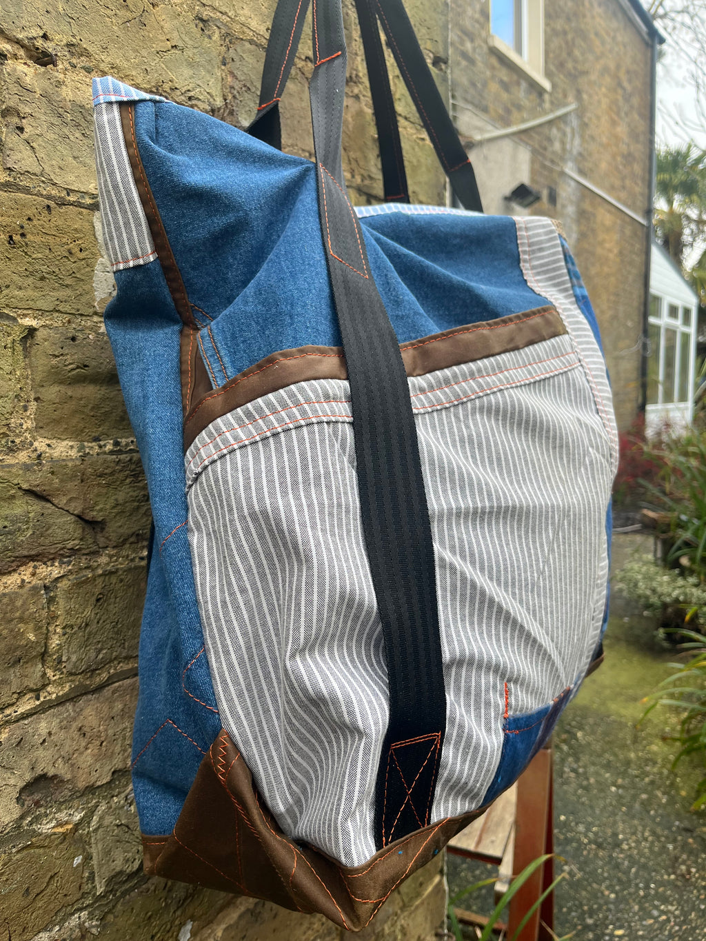 Large weekend tote, beach bag, day out bag