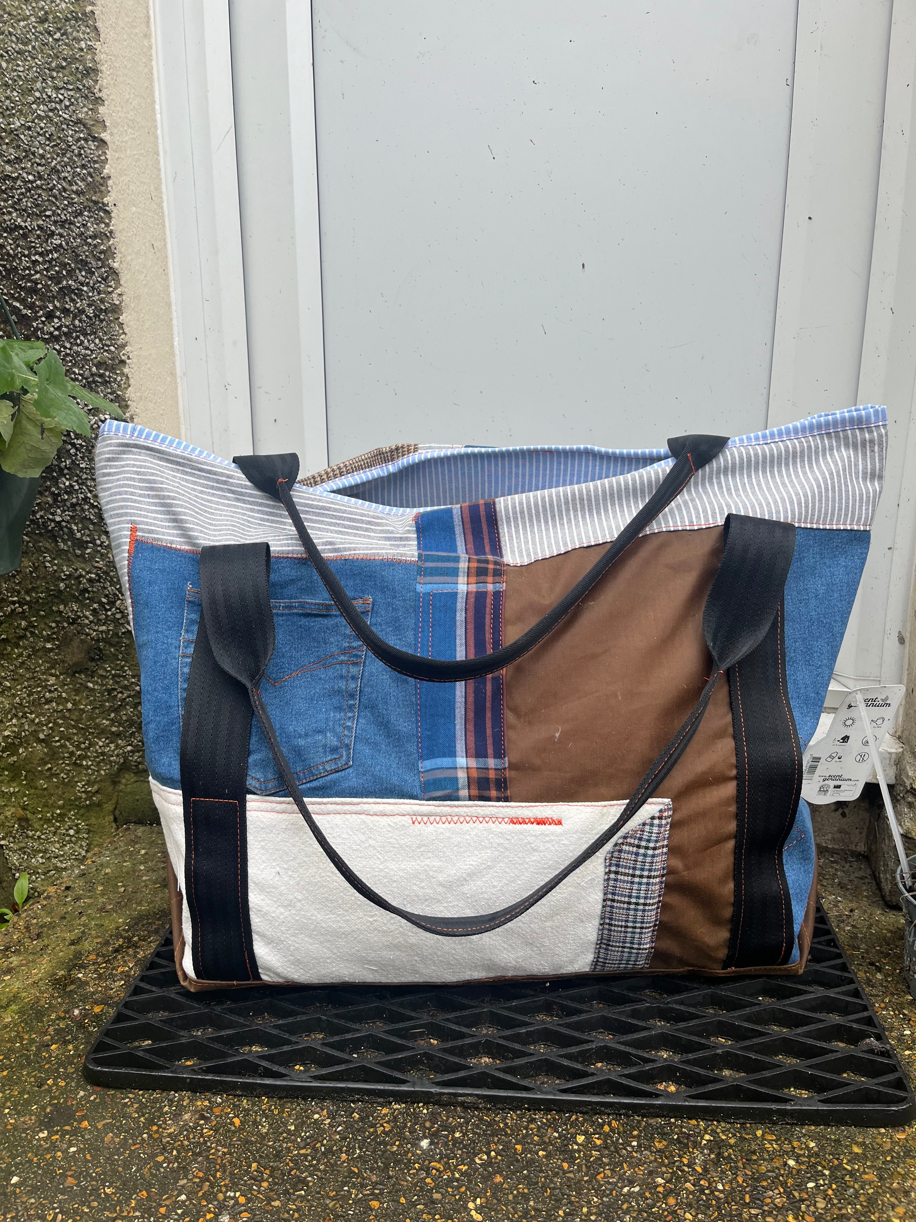 Large weekend tote, beach bag, day out bag