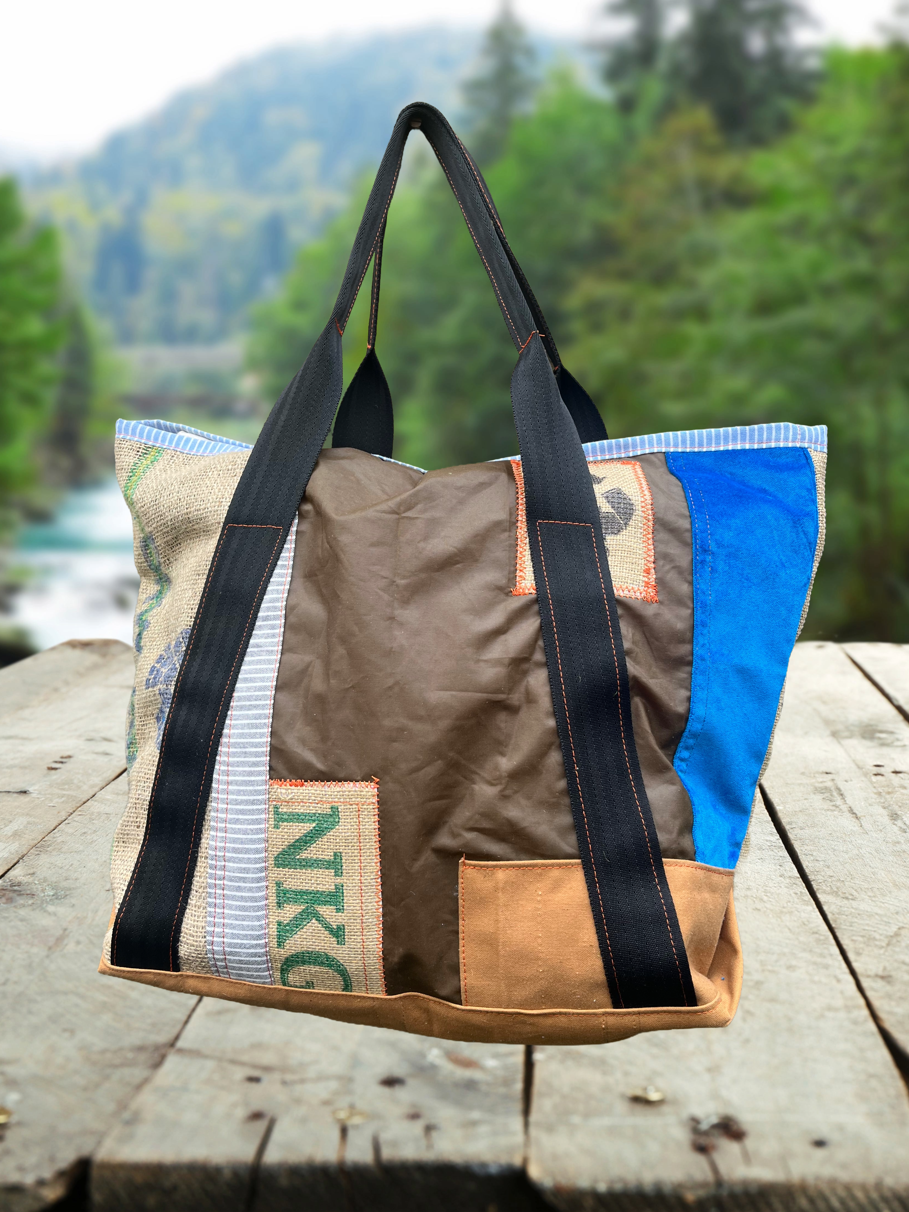Large weekend tote, beach bag, day out bag