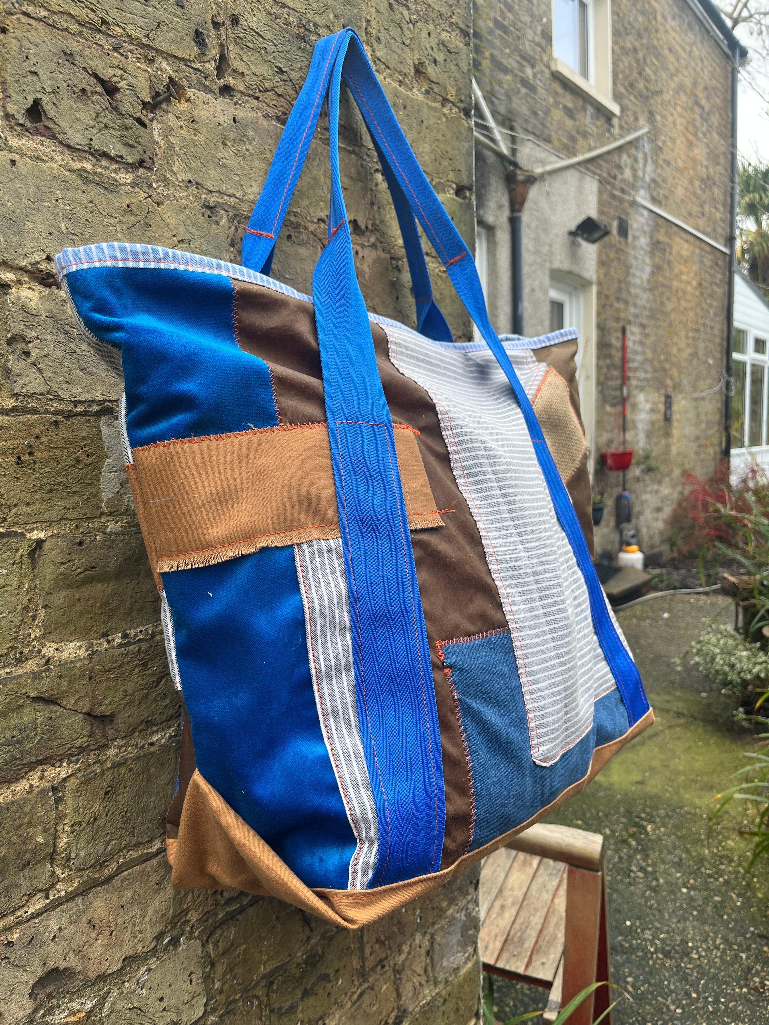 Large weekend tote, beach bag, day out bag