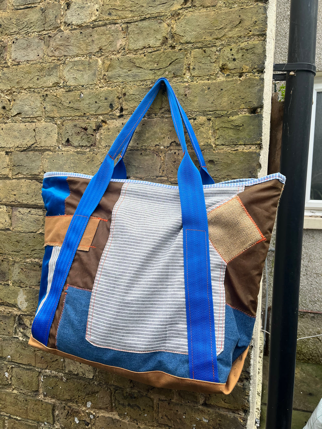 Large weekend tote, beach bag, day out bag