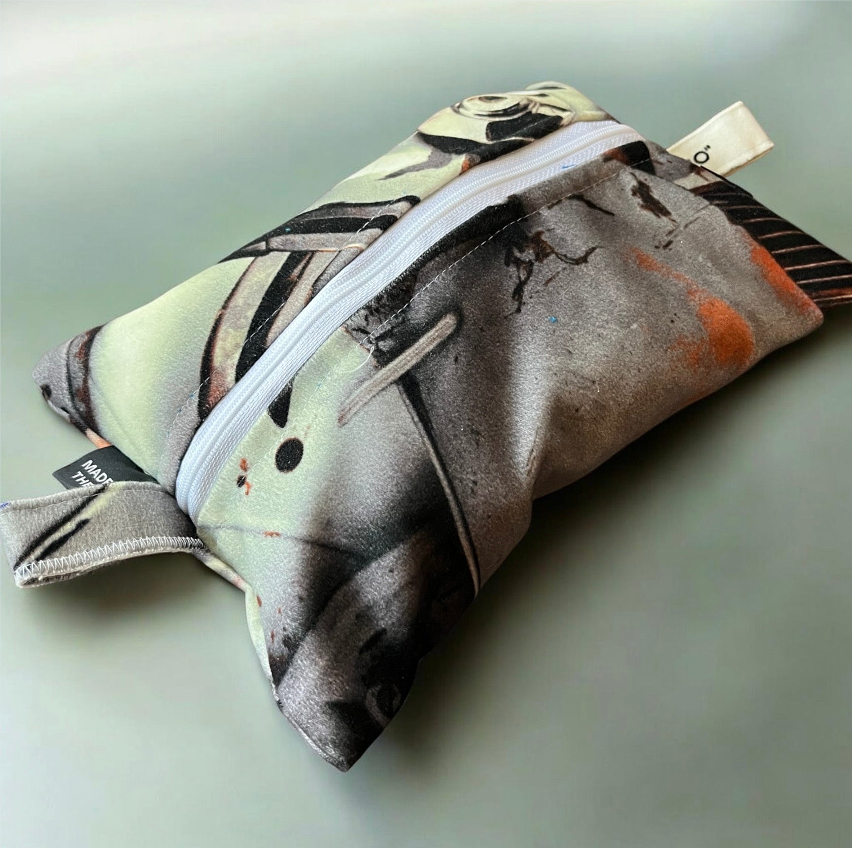 Jean Paul Gaultier fabric boxy bags, lined and zippered