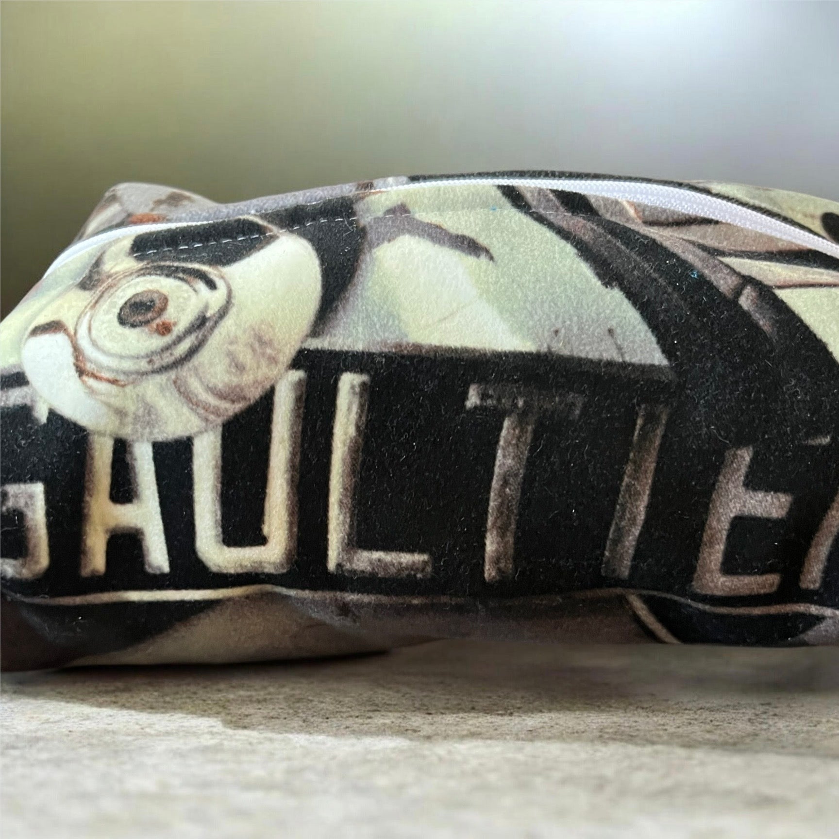 Jean Paul Gaultier fabric boxy bags, lined and zippered