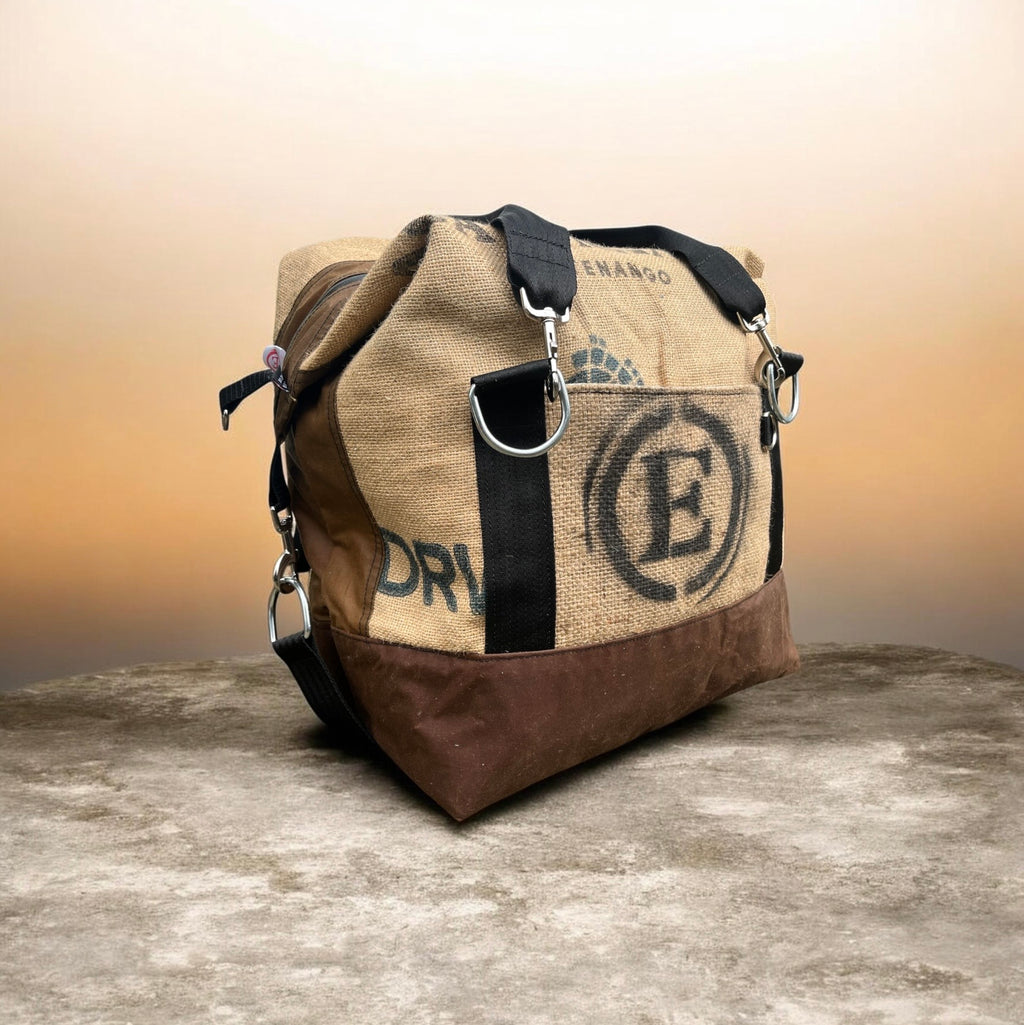 Overnight Jute Duffle bag