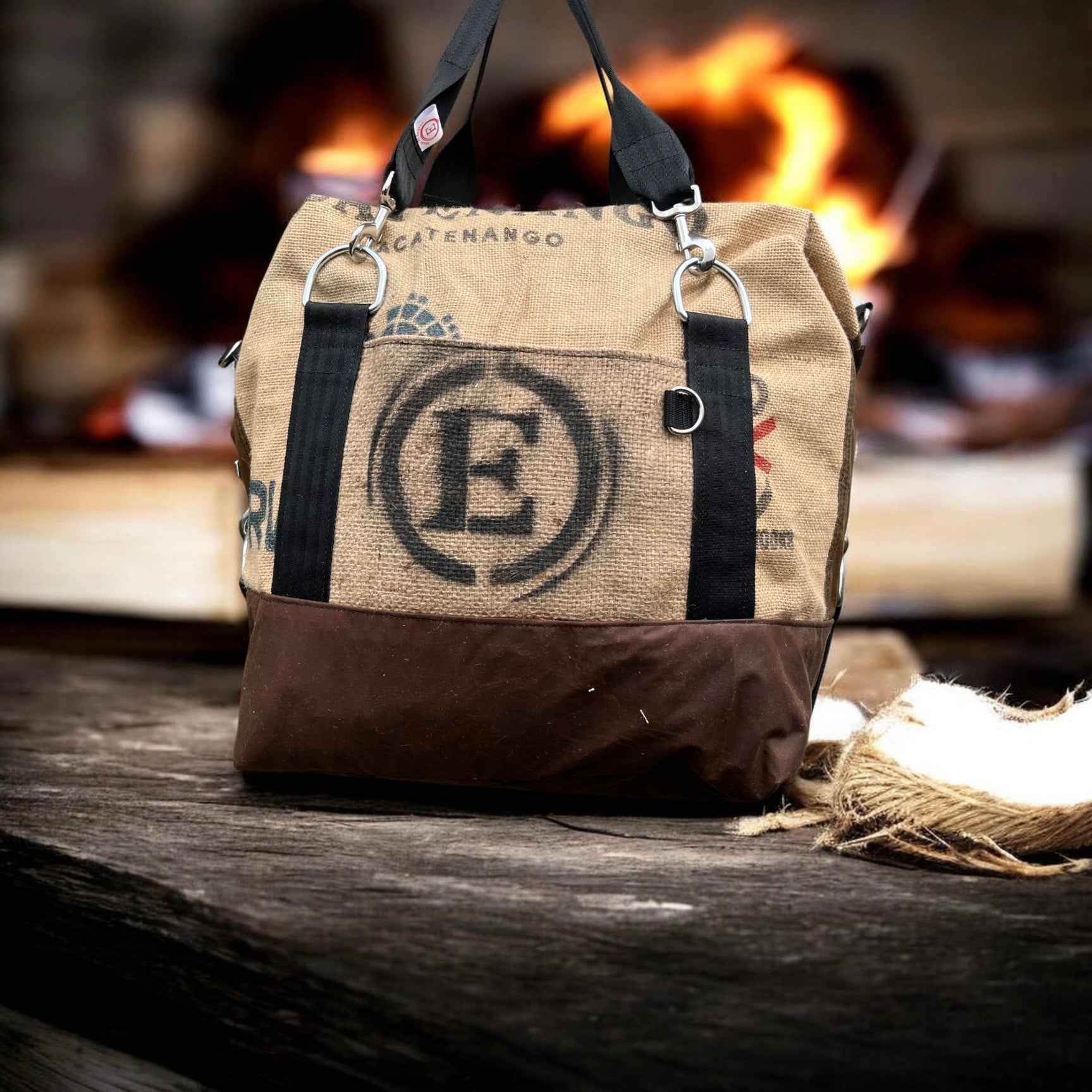Overnight Jute Duffle bag