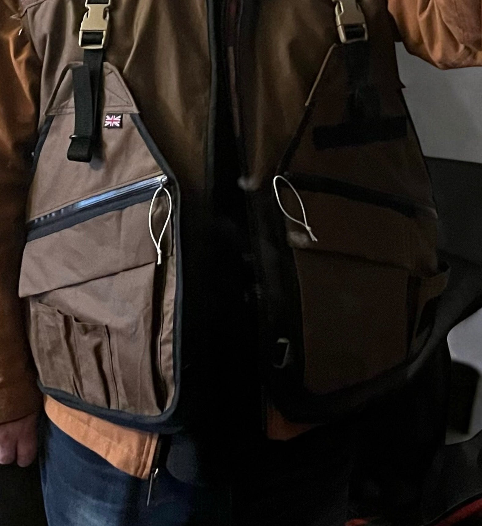 Mens gilet utility jacket and vest