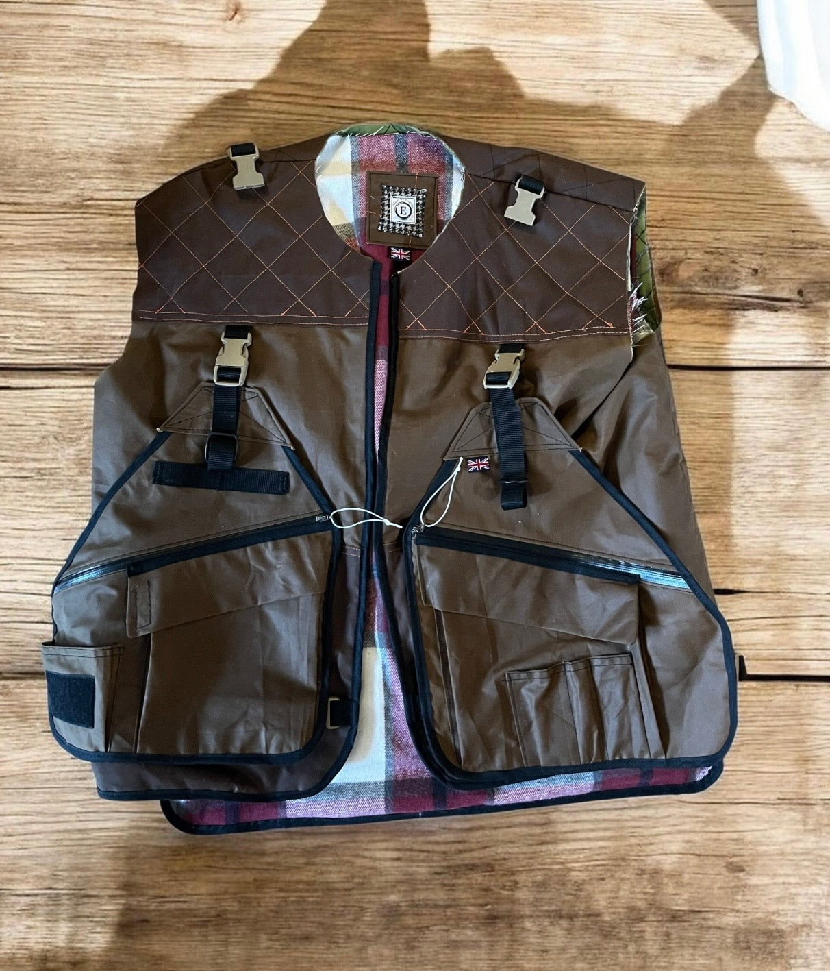 Mens gilet utility jacket and vest